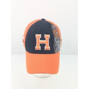 Hooters Las Vegas Casino Hotel Fitted Hat Orange Black‎ H Logo